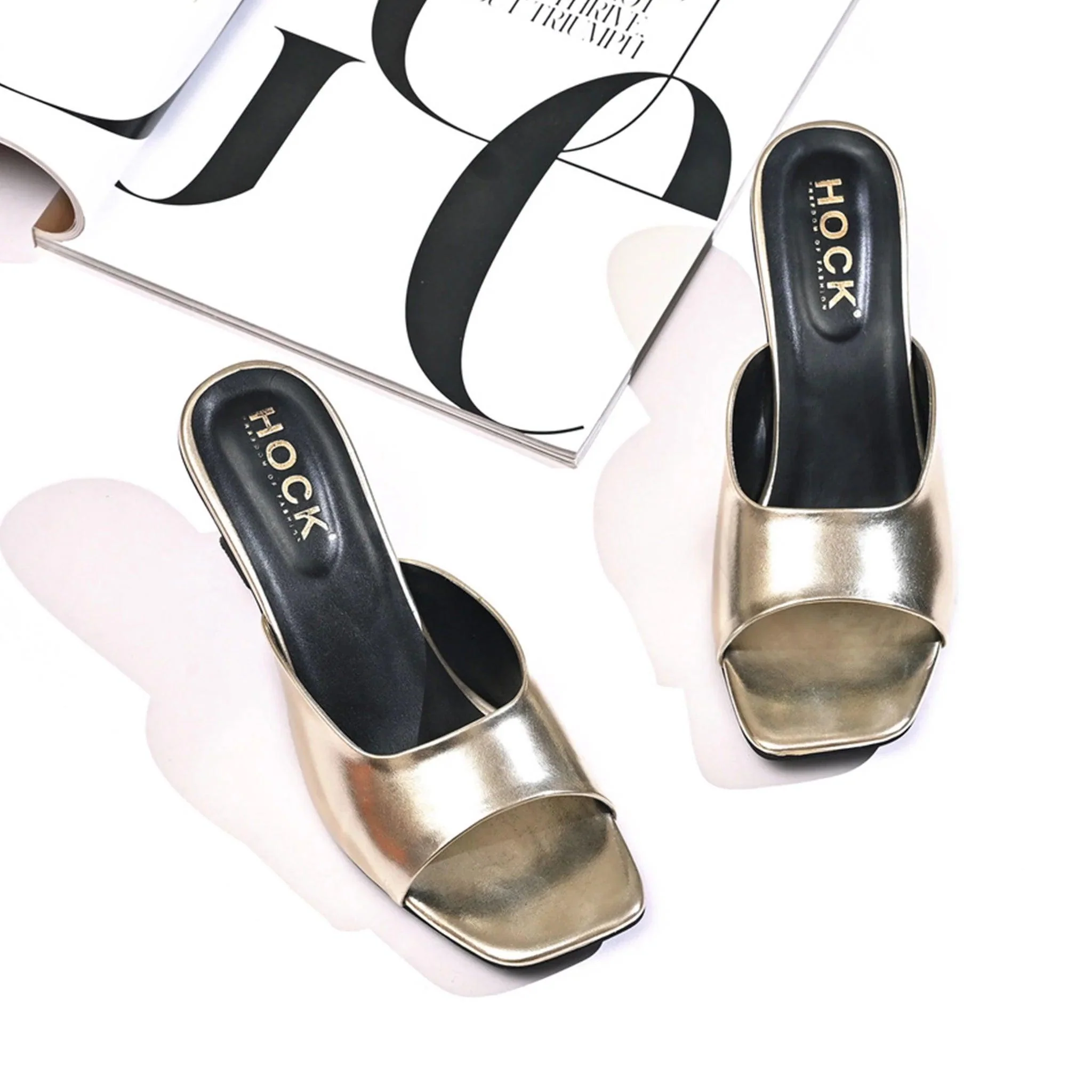 Open Toe-Heeled Sandals - Image 5
