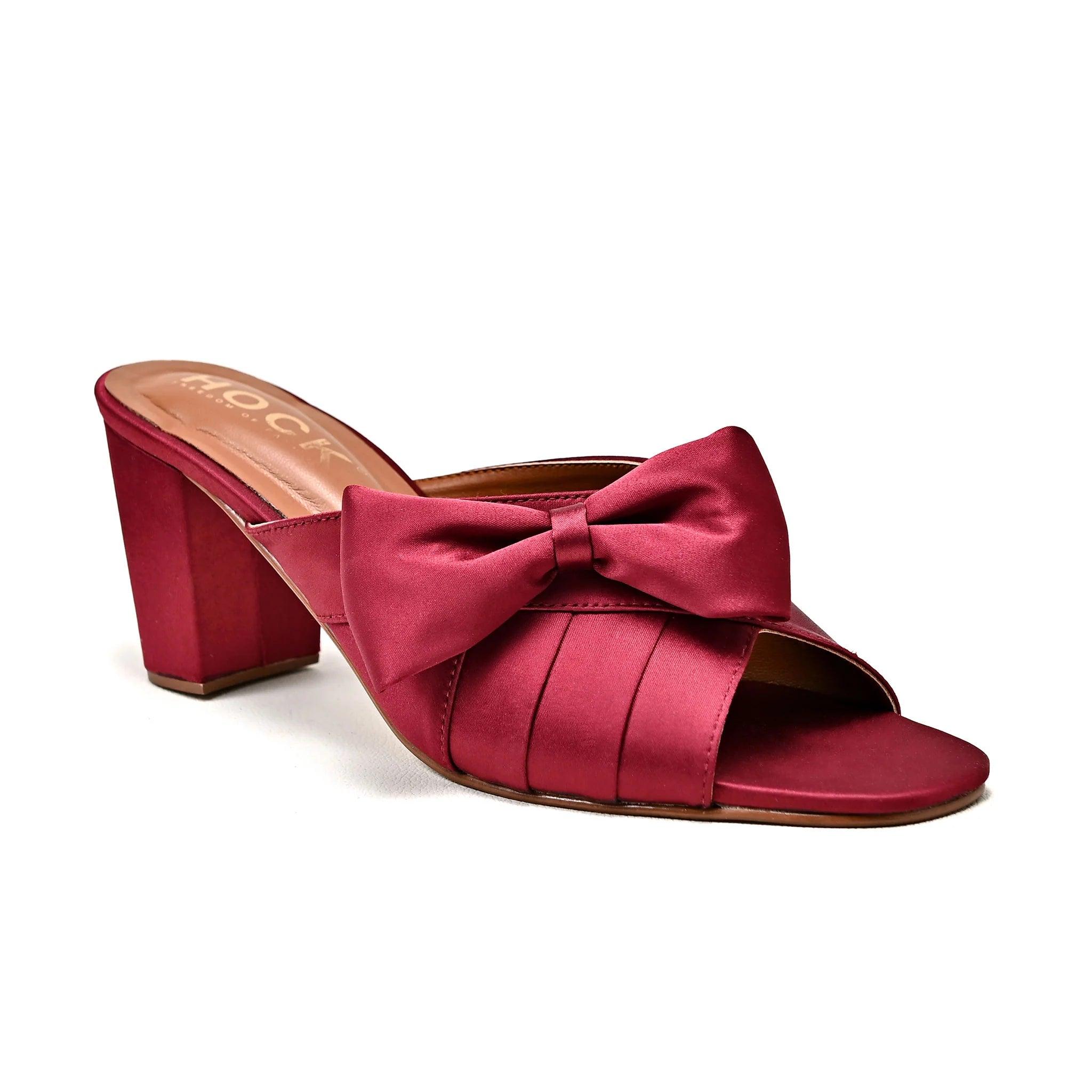 Satin-Bow Block heel - Image 4